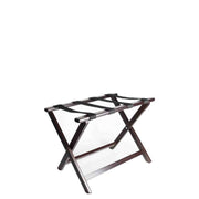 Wooden Luggage Rack with Black Straps
