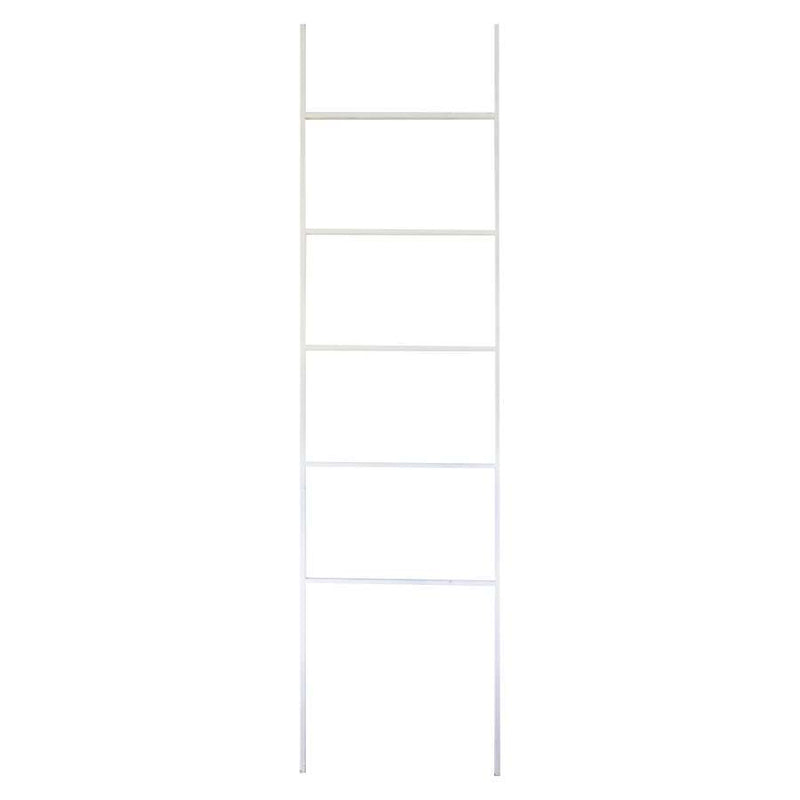 White Wide Iron Ladder With 4 Rungs