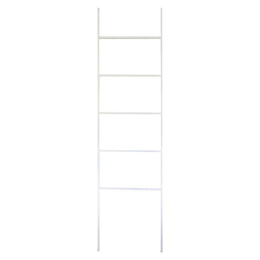 White Wide Iron Ladder With 4 Rungs