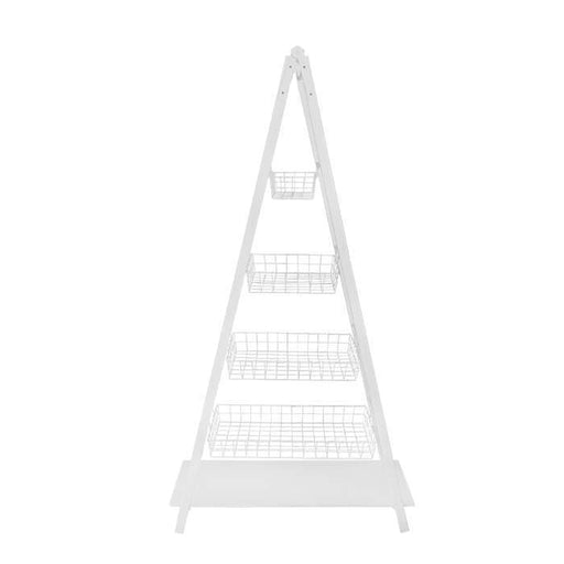 White Wooden Tree Ladder
