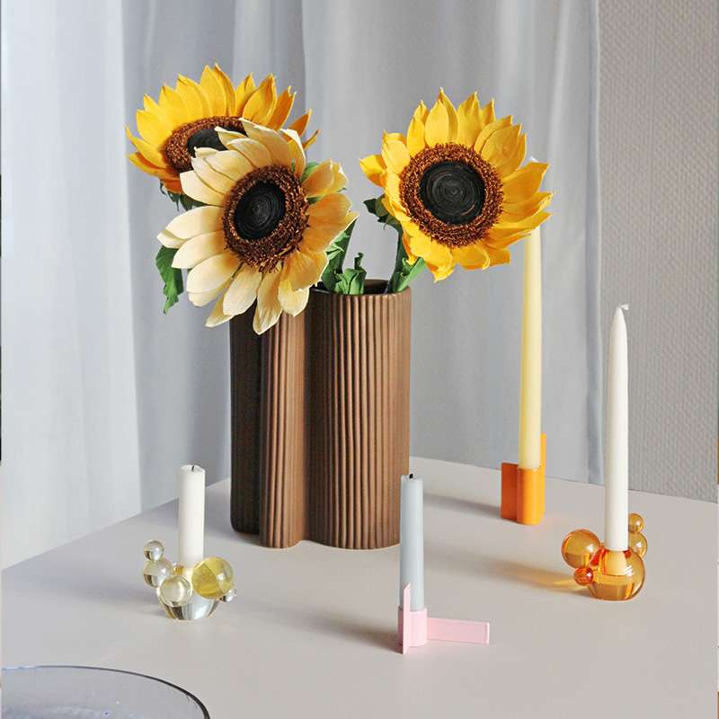 Bubble Candle Holder - Yellow