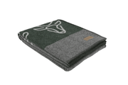 green Deer Head Blanket
