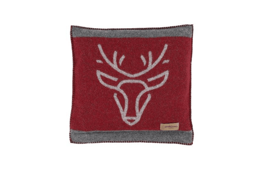 Red Deer Head Cushion