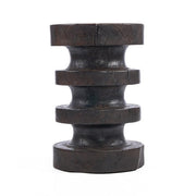 The Mocha Rings Side Table - Dark Walnut