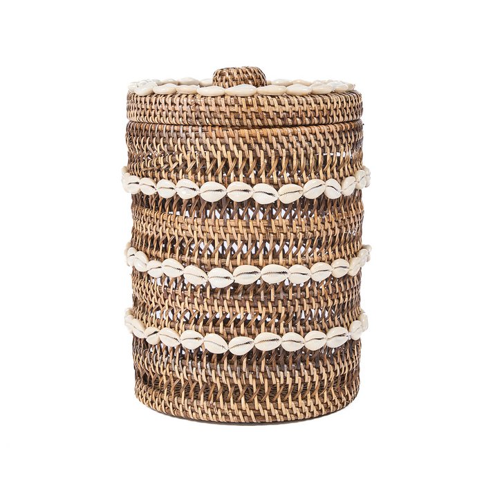 The Shell Storage Bin - Natural Brown