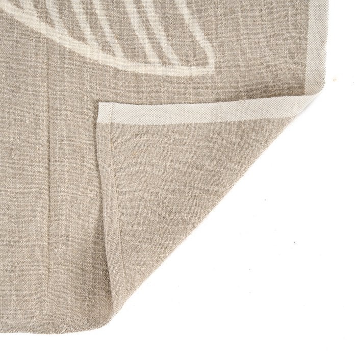 The Linen Fish Kitchen Towel - Natural White - 50x70