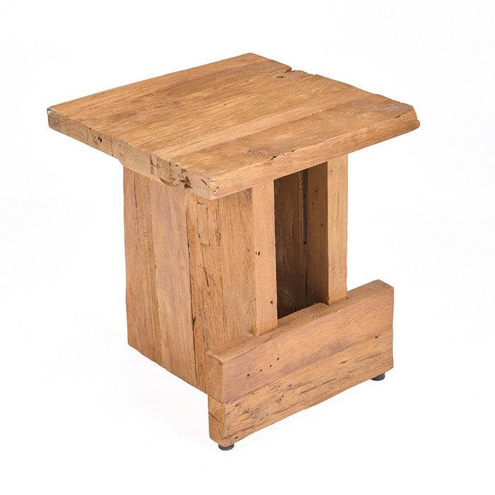 The Suku Block Stool - Natural