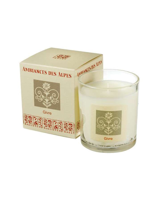 hoarfrost scented candle ambiances des alpes