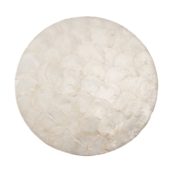 The Mother of Pearl Placemat - White