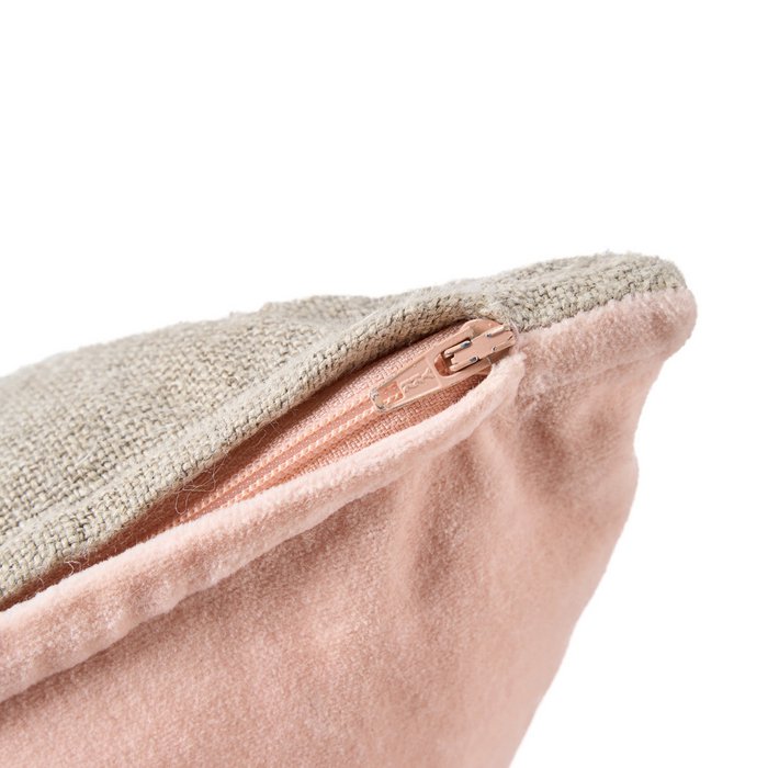 The Velvet Divorce Cushion Cover - Natural Pink - 30x50