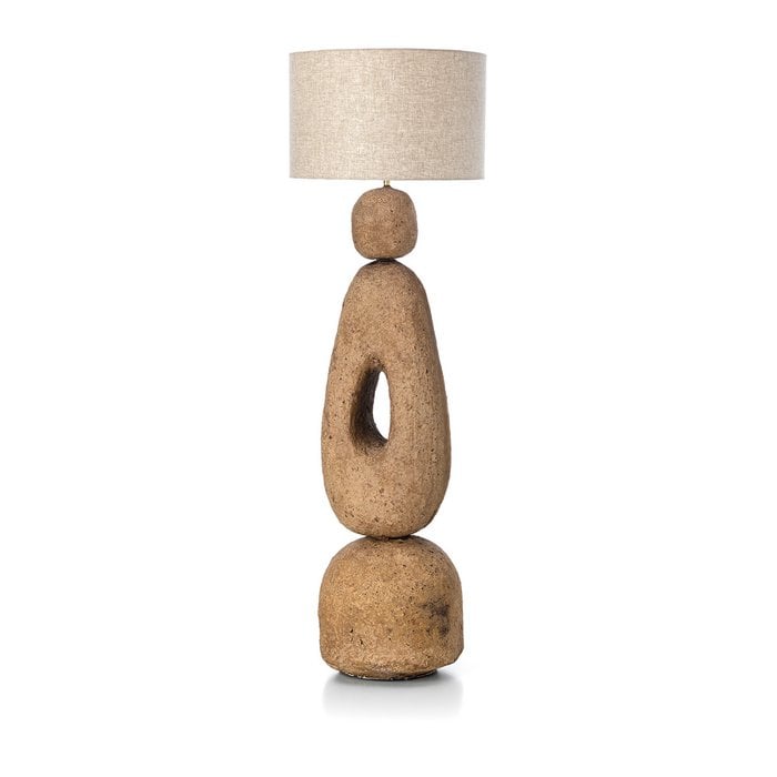 The Lampatha Christie Floor Lamp - Mud - XL