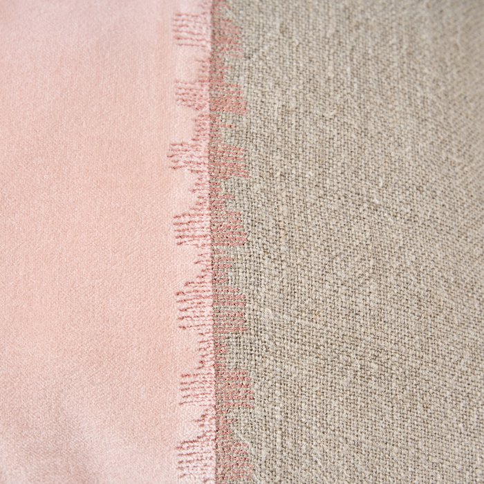 The Velvet Divorce Cushion Cover - Natural Pink - 30x50