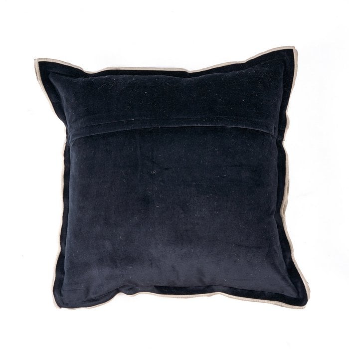 The Nordic Stripe Cushion Cover - Natural Black - 50x50