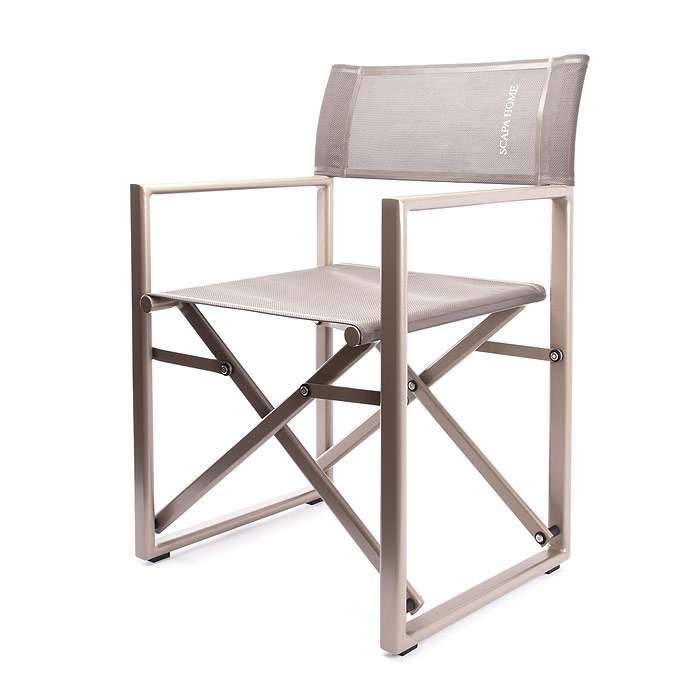 Aluminum chair "Director"