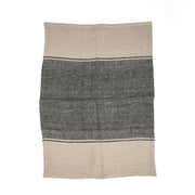 The Linen Moody Kitchen Towel - Natural Black - 50x70