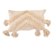The Nomad Tassel Cushion Cover - Cream