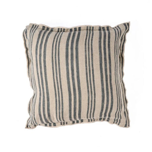The Nordic Stripe Cushion Cover - Natural Black - 50x50