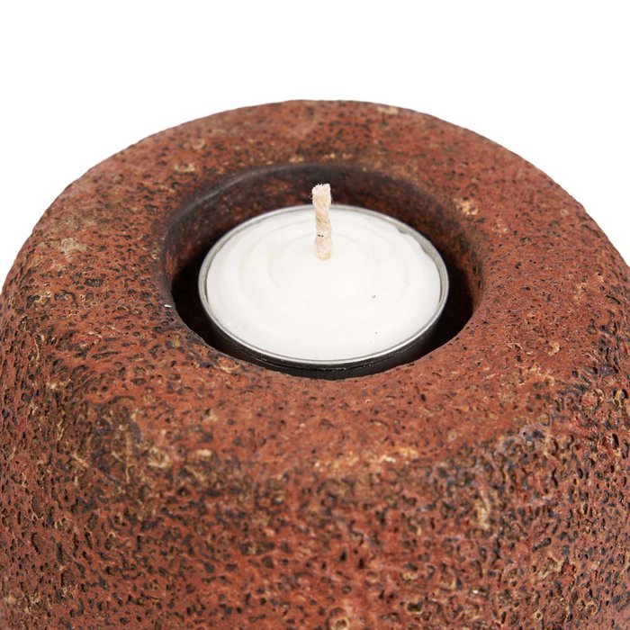 The Cavestone Candle Holder - Terracotta