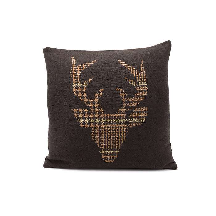 Deer brown cushion