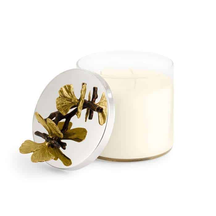 Butterfly Ginkgo Candle
