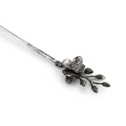 black orchid Micheal Aram coffee pot with spoon