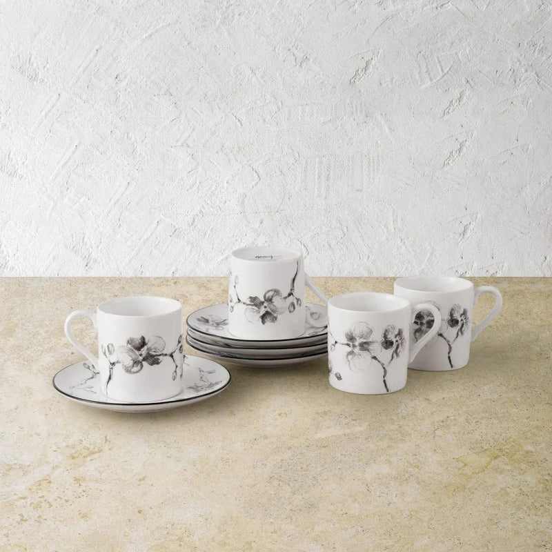 Black Orchid Demitasse - Set