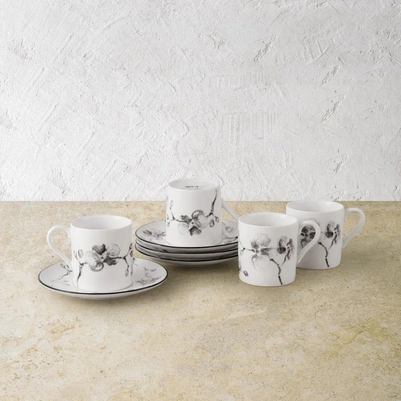 Black Orchid Demitasse - Set
