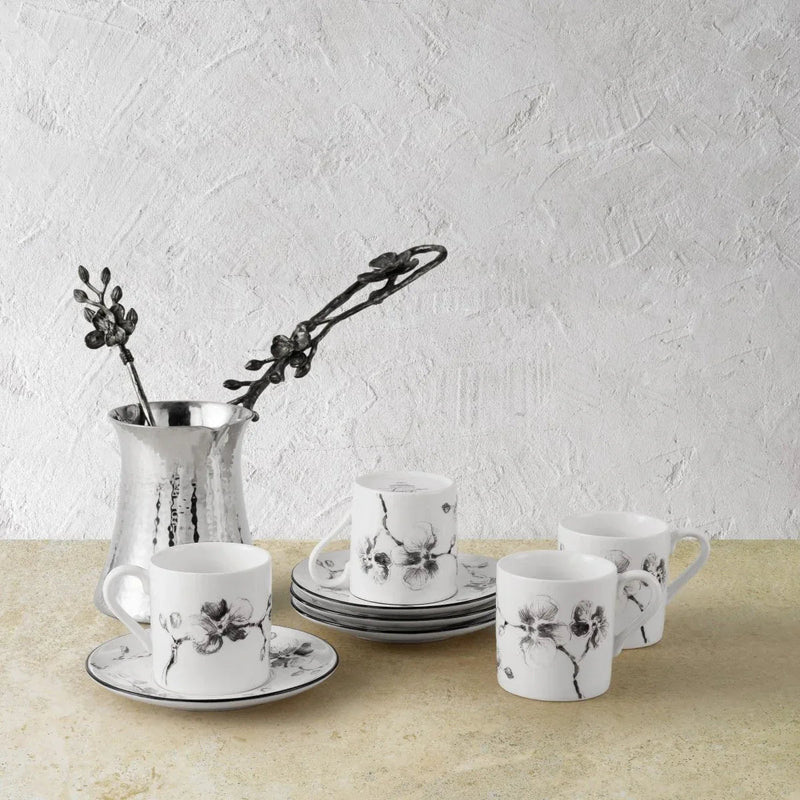 Black Orchid Demitasse - Set