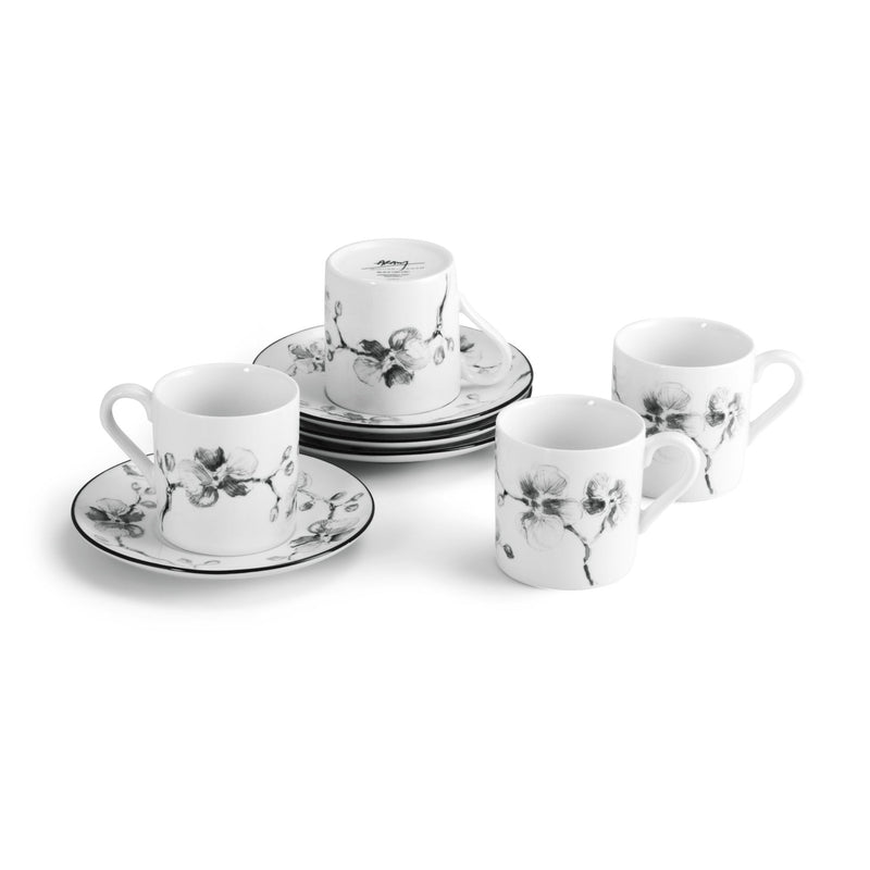Black Orchid Demitasse - Set