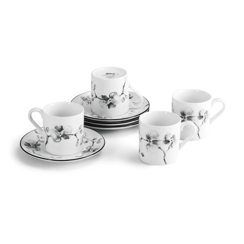 Black Orchid Demitasse - Set