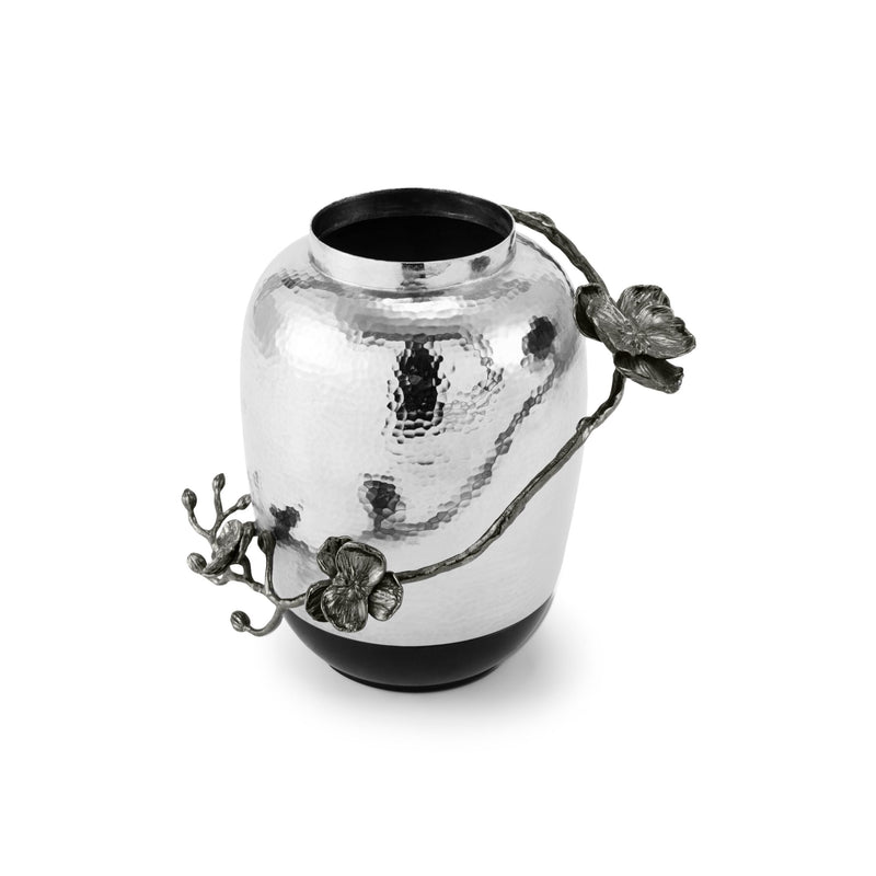 Black Orchid Marble Vase
