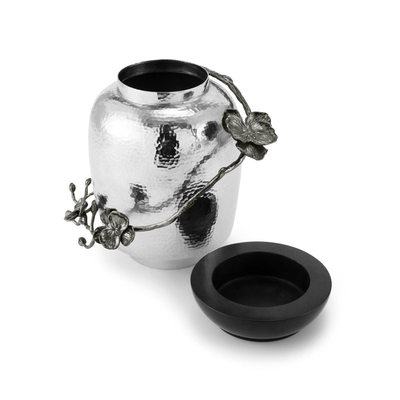 Black Orchid Marble Vase