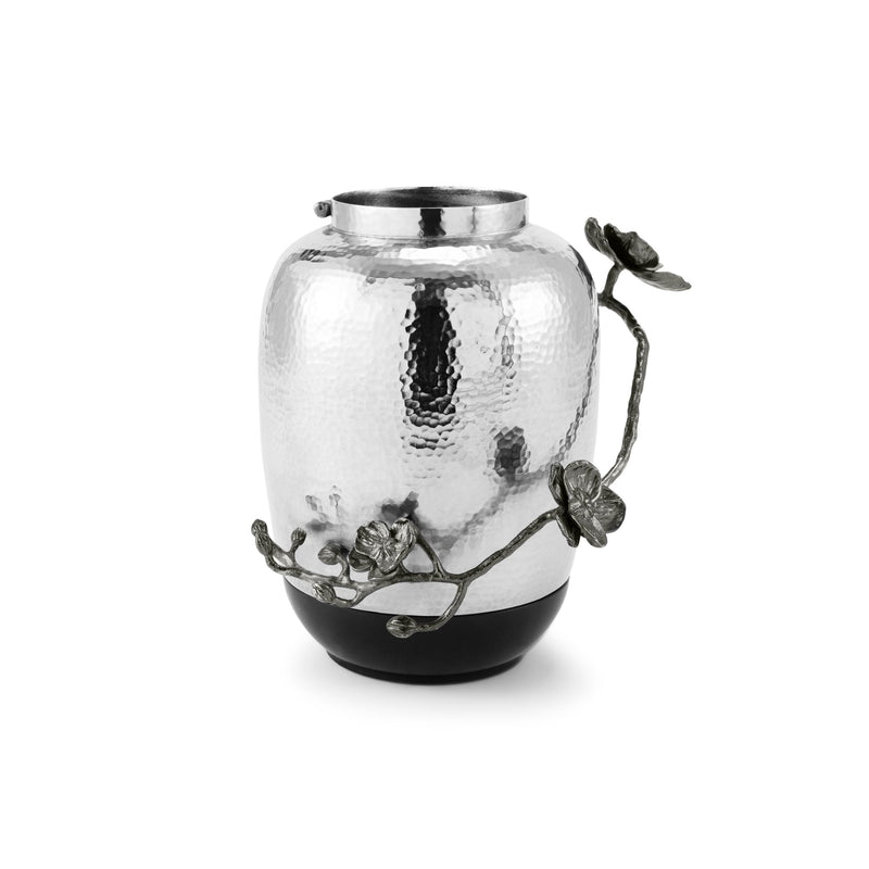 Black Orchid Marble Vase