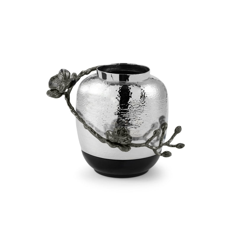 Black Orchid Marble Vase