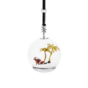 Michael Aram Island Santa Snow Globe Ornament