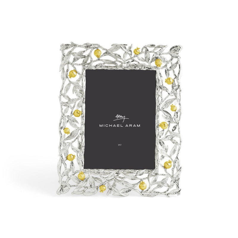 Pomegranate Silver & Gold 5x7 Frame