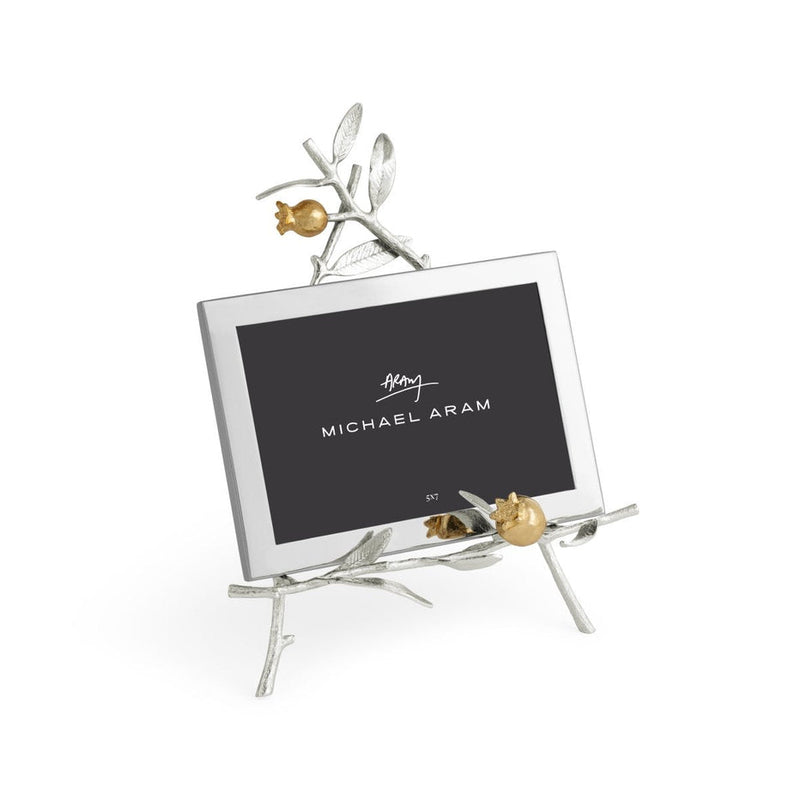 Pomegranate Silver & Gold Easel Frame