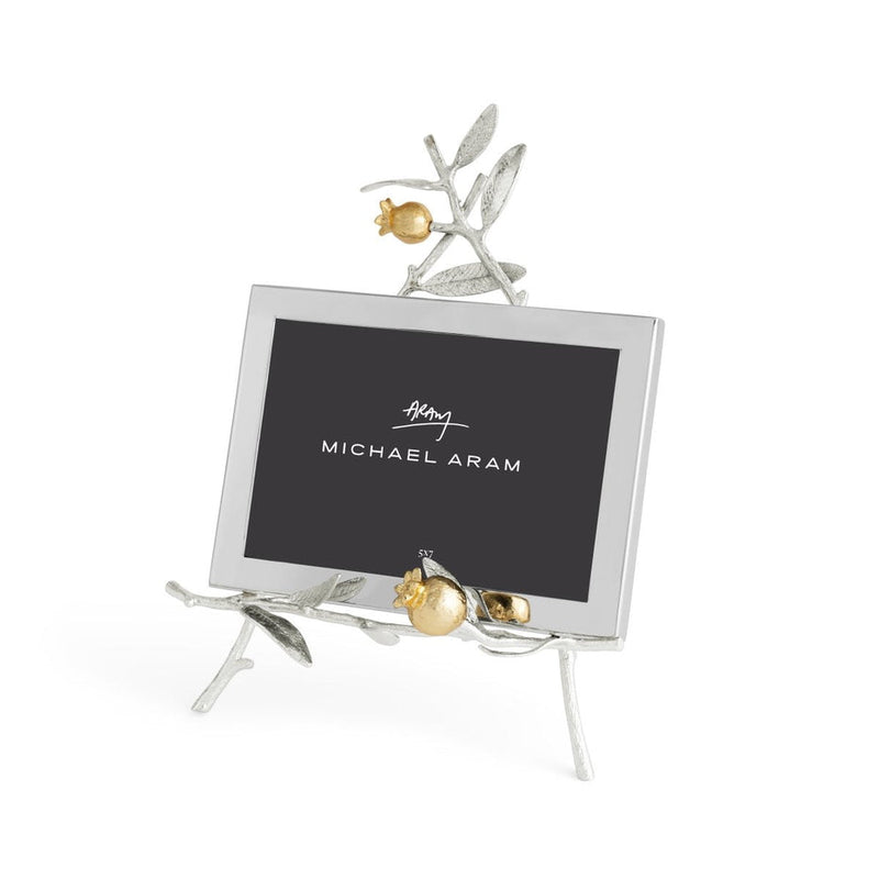 Pomegranate Silver & Gold Easel Frame