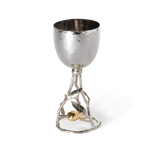 Pomegranate Silver & Gold Kiddish Cup