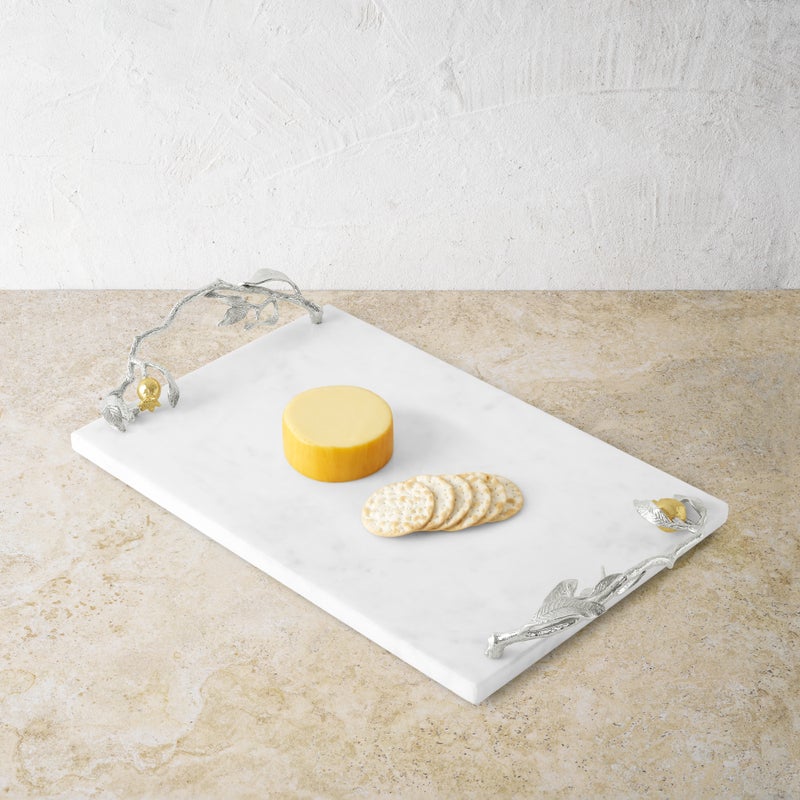 Pomegranate Silver & Gold Cheeseboard & Spreader