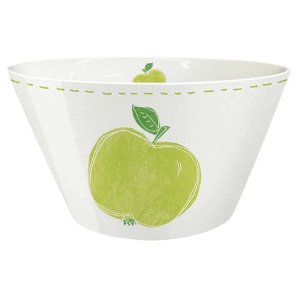 apple white and green bowl ppd