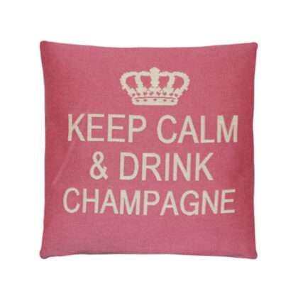 keep calm & drink champagne pink