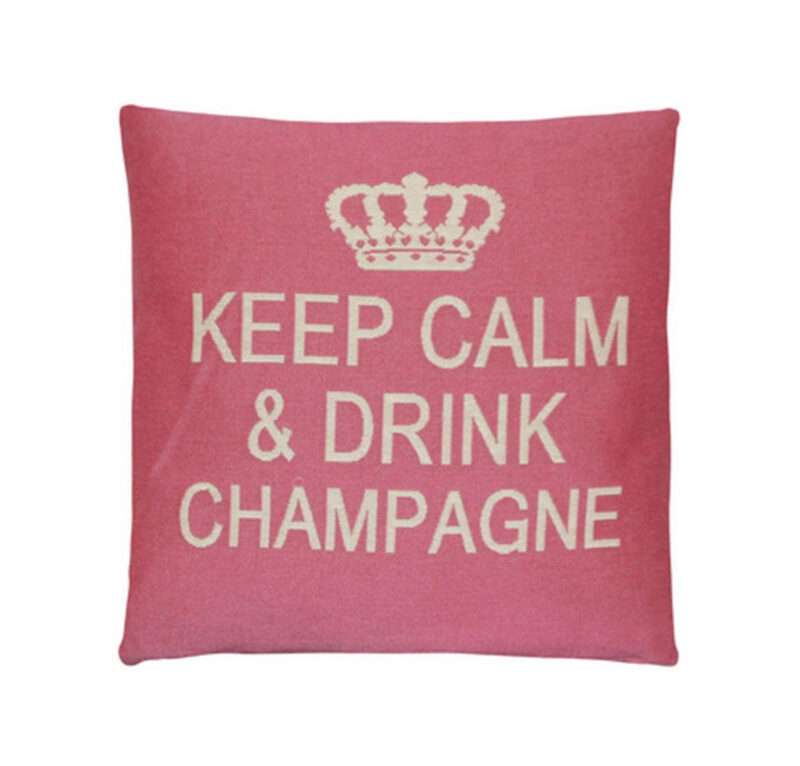 keep calm & drink champagne pink
