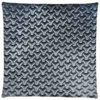 Passion Quilted Cushion Blue