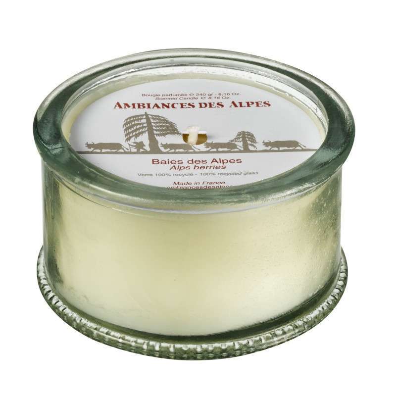 scented candle alps berries ambiances des alpes