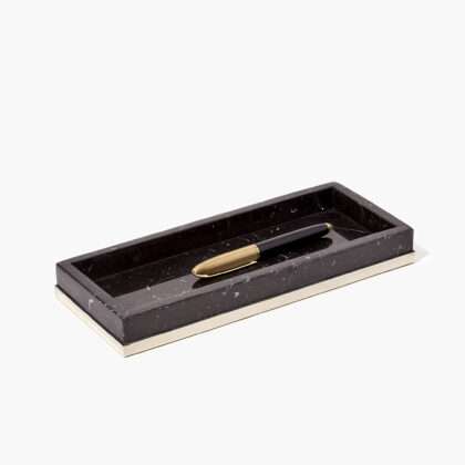 airdelsur pencil tray holder black desk accessories