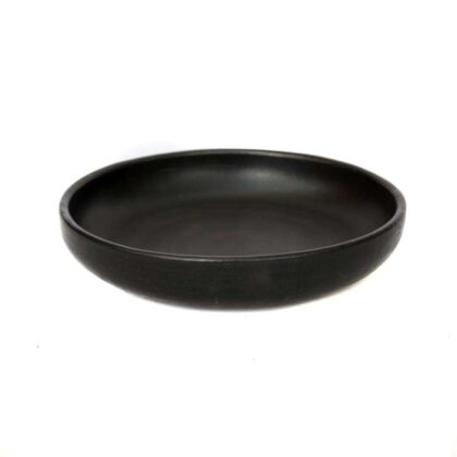 black terracotta ceramic tableware plates bazar bizar