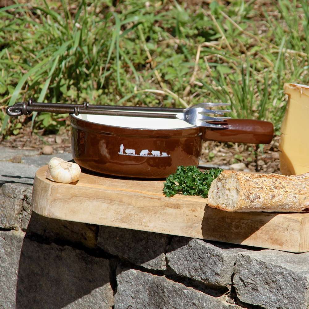 Mini cheese fondue pot in ceramic - TREND-ON-LINE
