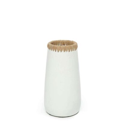 Sneaky Vase - White Natural - M