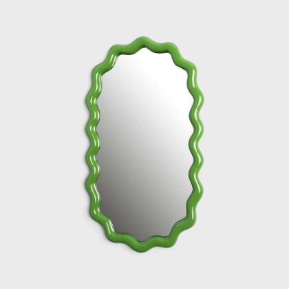 Green Zigzag Mirror